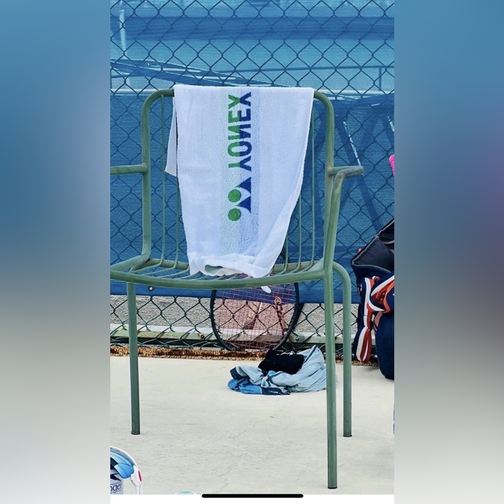 Yonex‎ Sports Towel Badminton Tennis Sports White Cotton 100% - Picture 4 of 9